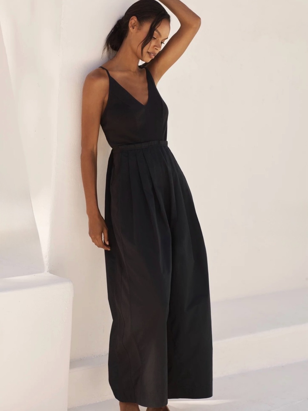 By Anthropologie High Tide Wide-Leg Jumpsuit Sz M